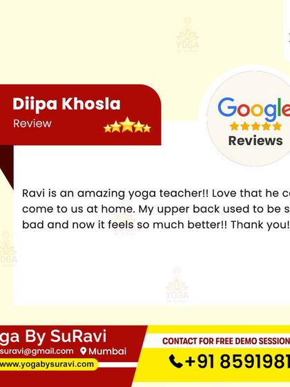 Diipa Khosla loves the convenience of our at-home sessions and shares how our classes significantly improved her upper back pain.