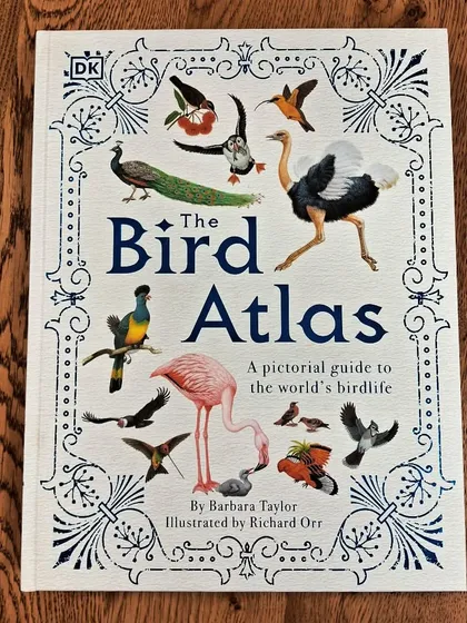 'The Bird Atlas' is a pictorial guide to the world's birdlife, from the ostrich to the hummingbird, with beautiful illustrations.