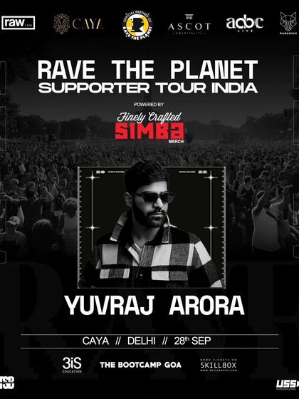 Back in action for the "Rave The Planet" supporter tour in Delhi. It's an honor to be part of a global movement and share the stage with such incredible artists.