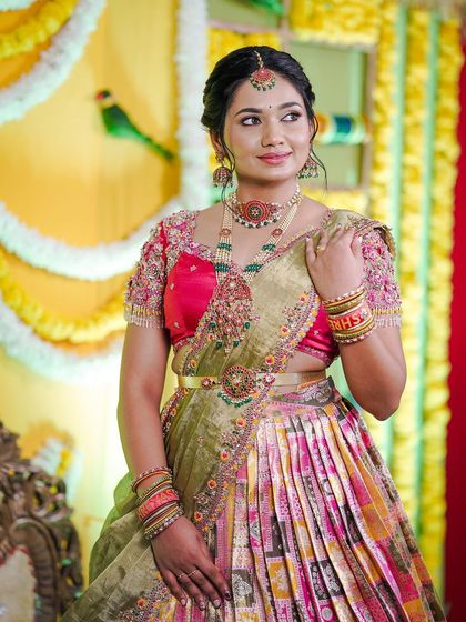 Anthariya by Nidhi Gowda - Ethnic Wear Design & Embroidery Courses Our Beautiful Brides & Clients photo 21