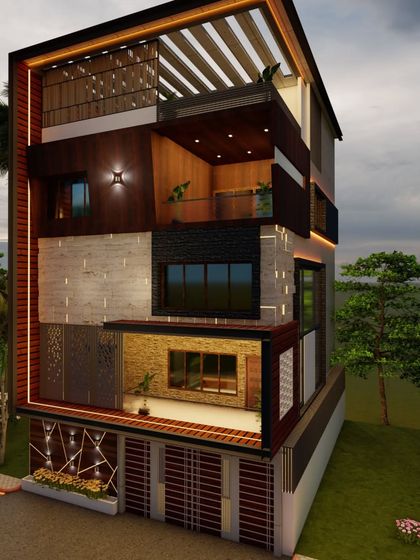 RJ Interiors & Architecture - Design & Build Services Modern Home Exteriors photo 28