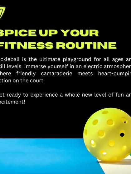 Looking for a fun way to get your cardio in? We offer sports like Pickleball that combine friendly competition with a great workout. It's an excellent way to spice up your fitness routine, improve agility, and meet new people, no matter your skill level.