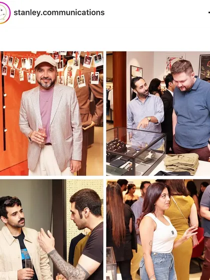 A social media recap from the Paul Smith event, showing me networking with other industry professionals. These events are key for staying connected and inspired.