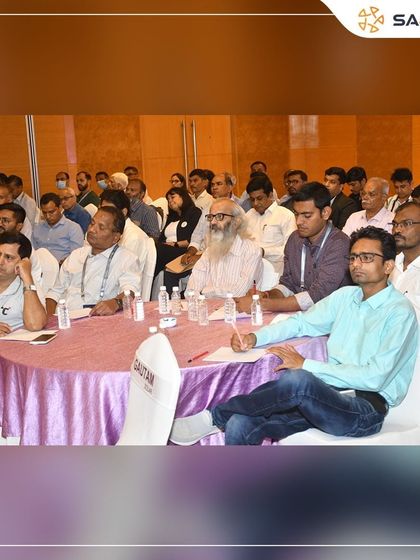 An engaged audience at the C&I Business Meet. We believe in educating businesses on the financial and environmental benefits of adopting solar power.