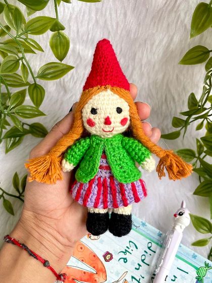 Little Witch Hazel, a character from a children's book. It's so special to bring a character from a beloved story to life for a young reader to hold.