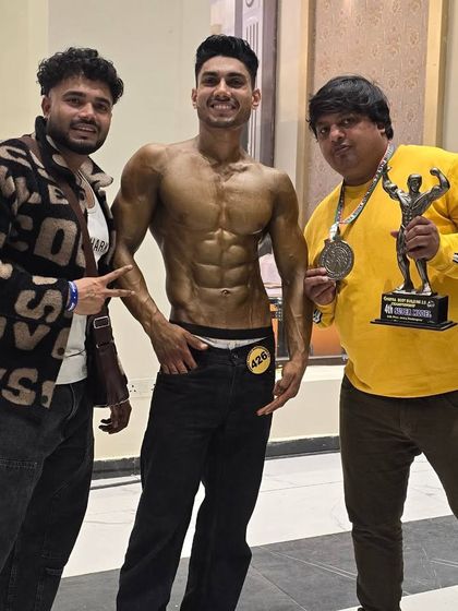 Another proud moment with our Denim Model winner. We prepare athletes for all categories and deliver results.