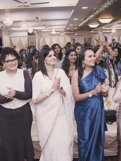 The energy in the room was electric. It was inspiring to see the talent and team spirit of all the participants and students at the Pink Power event.