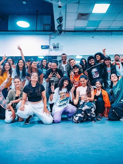 This 22-second combo required a lot of energy, and my tribe delivered. This is the power of dancing together as a team.