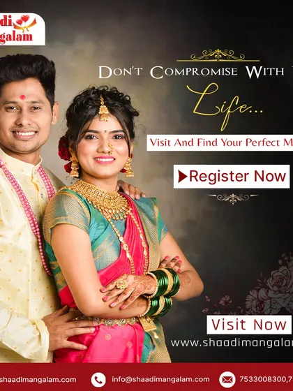 Don't compromise with your life. Visit our platform and find your perfect match, because you deserve a partner who complements you in every way.