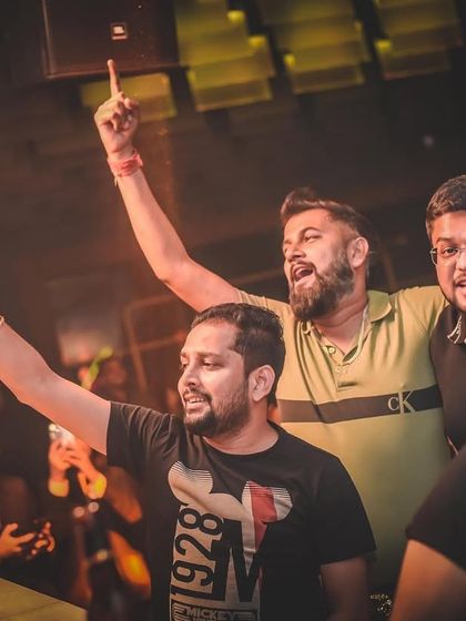 A power-packed Saturday night at a brand new venue in Siliguri. The crowd was on fire, complete with a CO2 gun to cool things down.