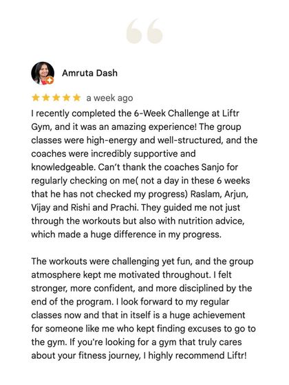 Liftr - 6-Week Body Transformation Program 6-Week Transformation Stories photo 143