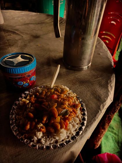 Simple, soulful food. A plate of rajma chawal in the mountains is an experience in itself.