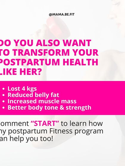 You can transform your postpartum health. This client lost 4kg, reduced belly fat, and increased her strength. Let me show you how.