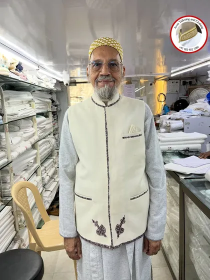 It was a pleasure creating this custom shawl Koti for a delighted client in the US. I take pride in serving our community across the globe, ensuring everyone receives a perfectly tailored garment they can cherish.