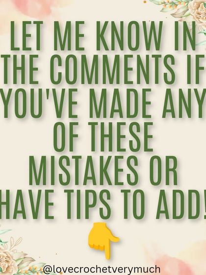 To level up your crochet game, avoid these common mistakes. Don't skip the basics, choose the right yarn, find a proper hook grip, swatch and measure your work, and remember to take breaks.