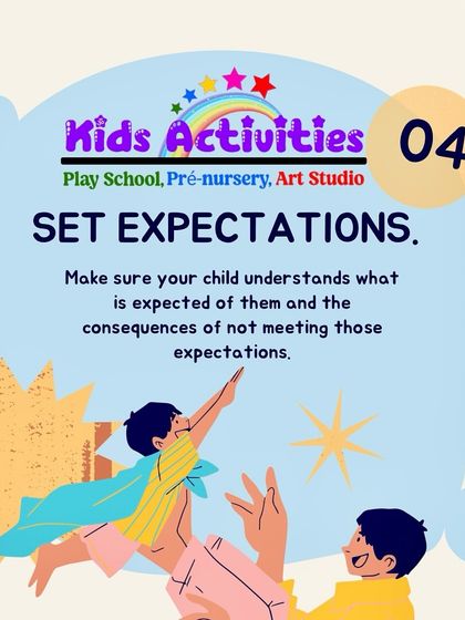 Clearly setting expectations is crucial. I advise parents to make sure their child understands what is expected of them and the natural consequences of not meeting those expectations.