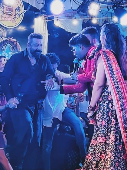 It was an incredible honor to meet the legendary Sanjay Dutt. His humility and warmth were truly inspiring. Moments like these are a blessing and a reminder of why I love what I do.