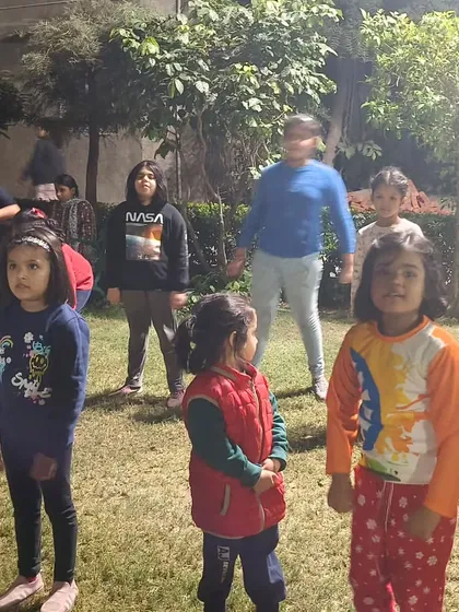 Our young students stand ready and focused during their martial arts class. We teach them the importance of attention and respect from the very first lesson.
