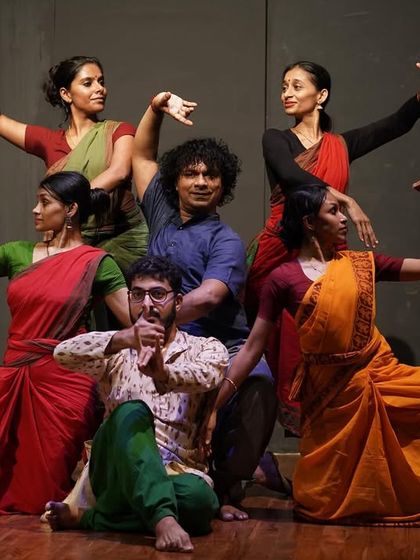 Another stunning group formation, showcasing the strength and grace of the performers in "ANATAH:".