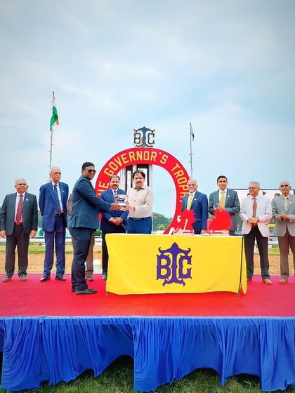 The Good-Bye Cup trophy presentation.