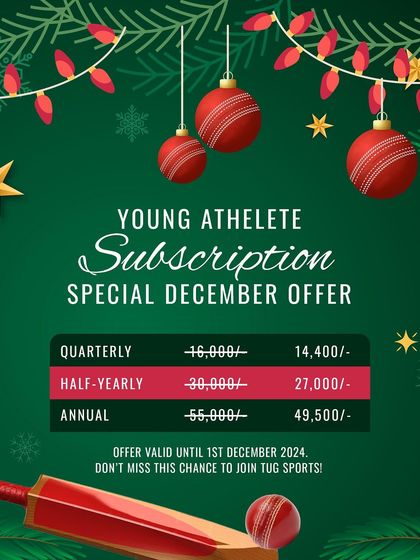Our special December subscription offers are here. This is the perfect time to enroll your young athlete in our program and save on long-term plans.