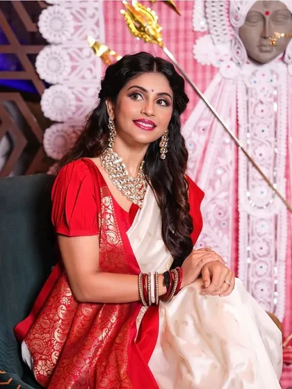 The makeup is designed to look beautiful from every angle, ensuring you are picture-perfect throughout your event.