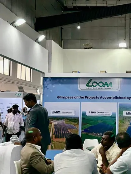 My team in deep discussion with potential clients and partners at the Codissia Trade Fair Complex. These interactions are vital for understanding the market's needs and improving my offerings.