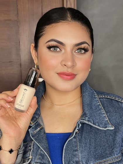 A full face of makeup using Forever52 India products.