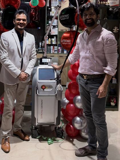 I am proud to have been the first to introduce the Derma V laser by Lutronic in Mumbai. This advanced vascular laser platform allows me to effectively treat a range of conditions like facial veins, rosacea, and angiomas with high efficacy and exceptional safety.