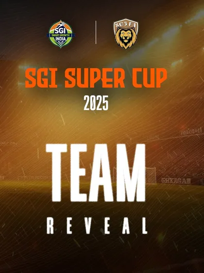The official team reveal for the SGI Super Cup 2025. The countdown to the tournament begins.