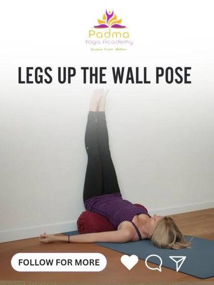 Legs Up the Wall is a deeply restorative pose that calms the nervous system, reduces swelling in the legs, and promotes relaxation.