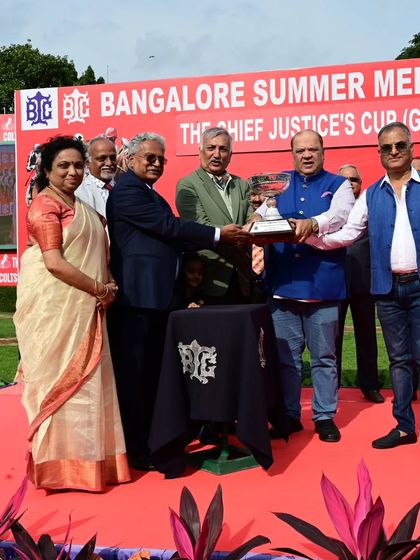 The Chief Justice's Cup (Grade III) presentation. The presence of high-ranking officials adds a layer of distinction and prestige to our sponsored events.