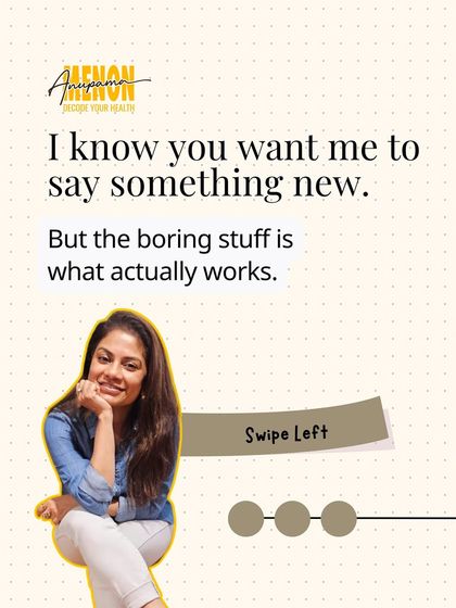 I know you want me to say something new, but the boring stuff is what actually works. Consistency with the basics is the real secret.