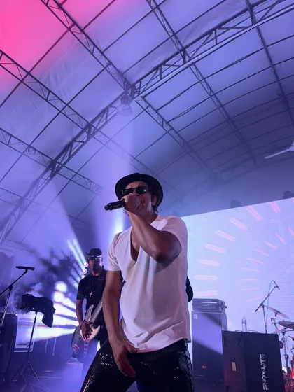 Taking the energy international. This was our first show of a six-show series for a leading pharma company in Singapore. It was an incredible experience performing for a global audience.