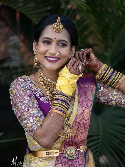 Makeovers by Ramya - Hair Styling & Saree Draping South Indian Wedding Diaries photo 51