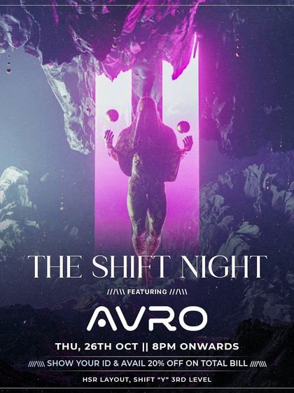 The Shift Night, a special event at Shift, HSR, with discounts for corporate guests.
