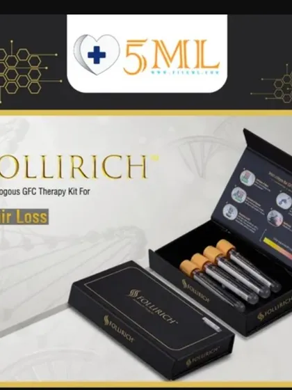 Stock your clinic with the Follirich Autologous GFC Therapy Kit, a leading solution for hair loss treatment. We offer this high-demand product at a competitive price, with delivery available across India.