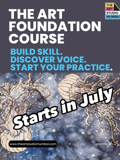 My Art Foundation Course helps you build skill, discover your voice, and start your own creative practice. The next batch starts in July.