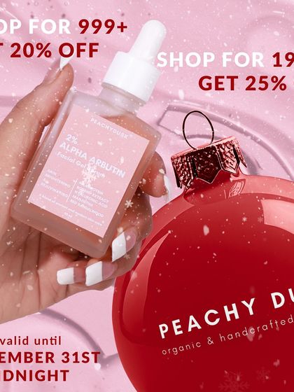 Get your holiday glow on with these festive discounts. This Christmas offer gives you a percentage off based on how much you spend on your favorite skincare products.