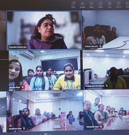 Celebrating Valentine's Day with a special session for over 200 women from the Conneqt group. The webinar focused on 'managing your image' through dressing, accessorizing, and body language as an act of self-love and empowerment.