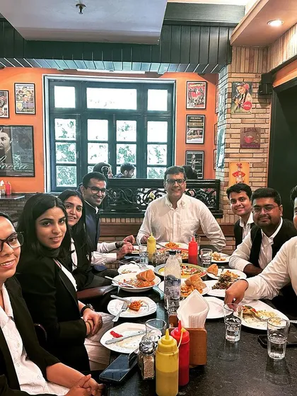 An impromptu team lunch at Big Chill Cafe after a court bench went on unexpected leave. We make the most of any opportunity to connect outside the office.