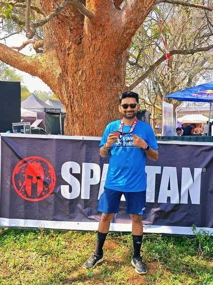 A proud finisher moment at the Spartan Race. This member dreamed of doing this race and conquered 17 of 20 obstacles on his first try. This is what our community helps you achieve.