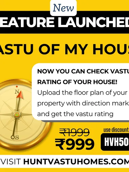 I am happy to announce a new feature that empowers you even more. If you have a floor plan for a property you are considering, you can now upload it directly to my platform and get its scientific Vastu rating. Use this to check any home, anywhere, before you make a decision.