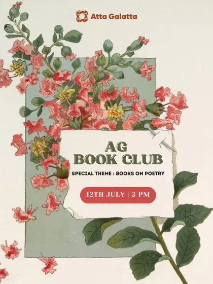Our general AG Book Club, where the only agenda is to share what you have been reading. This month's special theme was 'Books on Poetry'.