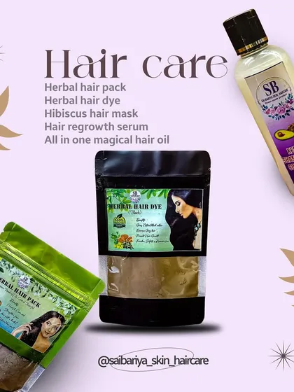 My complete hair care range is designed to bring back the health of your hair. This collection includes my Herbal Hair Pack, Hair Regrowth Serum, and All in one Magical Hair Oil, all created to help you achieve your hair goals.