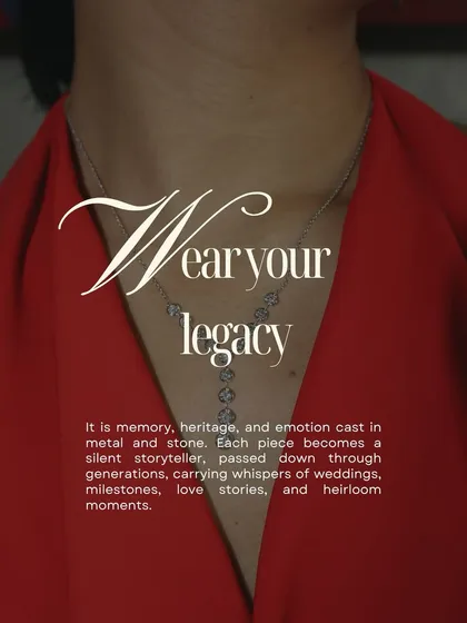 You don’t just wear jewellery, you wear a legacy. At TMJ, every piece is crafted to be passed down and treasured.