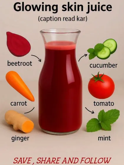 Fitness is also about nourishing your body from the inside out. This glowing skin juice recipe, packed with beetroot, carrot, and other anti-inflammatory ingredients, is an example of how my nutrition advice supports your overall health and wellness.