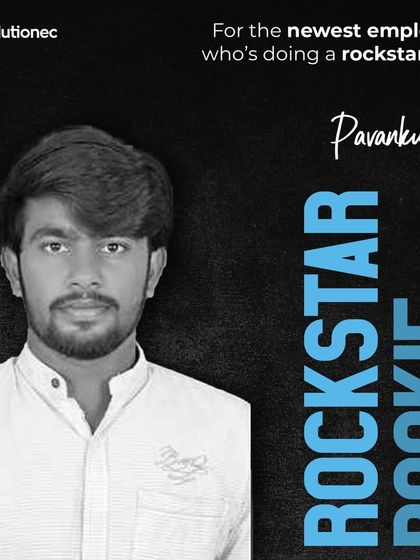 Recognizing Pavankumar as a "Rockstar Rookie" of 2024. We are proud to see our new employees demonstrate exceptional skill and dedication right from the start.