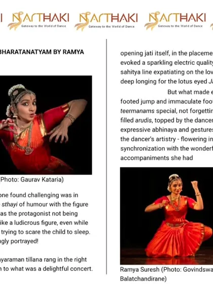 A review of my performance at the India International Centre, published on Narthaki. I am so grateful to Leela Venkataraman ma'am for her insightful words.