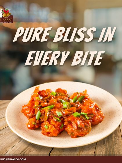 Pure bliss in every bite. This image of our Gobi Manchurian promises a symphony of flavors.